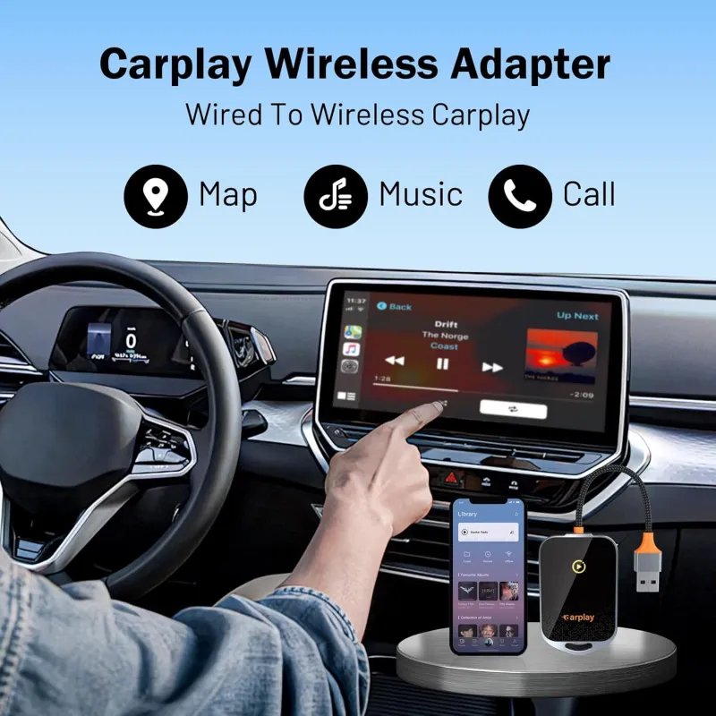 مشغل كاربلاي لاسلكي - Wireless CarPlay Adapter