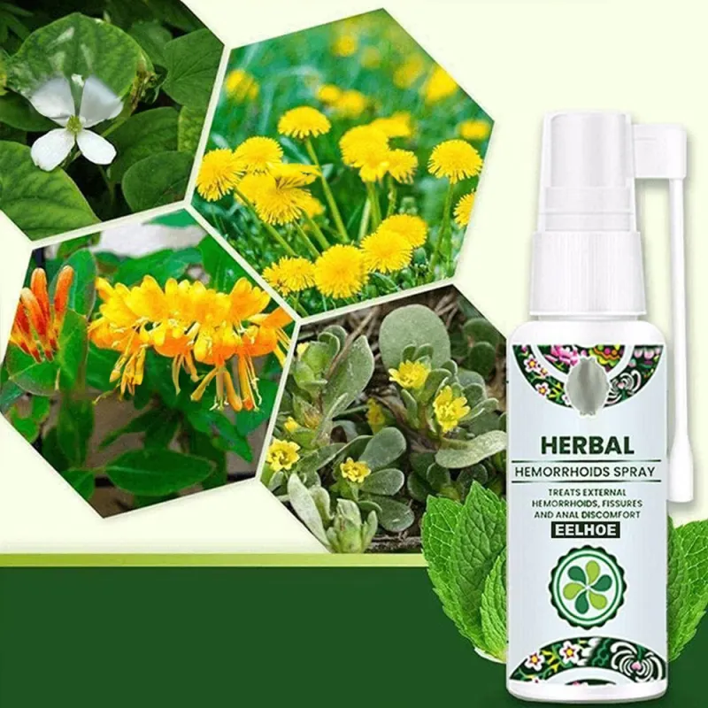 بخاخ الأعشاب الطبيعية - HACORO 30ml Hemorrhoid Treatment Spray