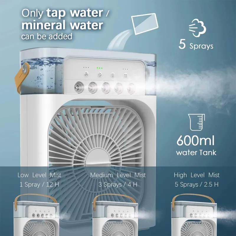 Portable Air Conditioner Fan - مروحة مكيف الهواء المحمولة