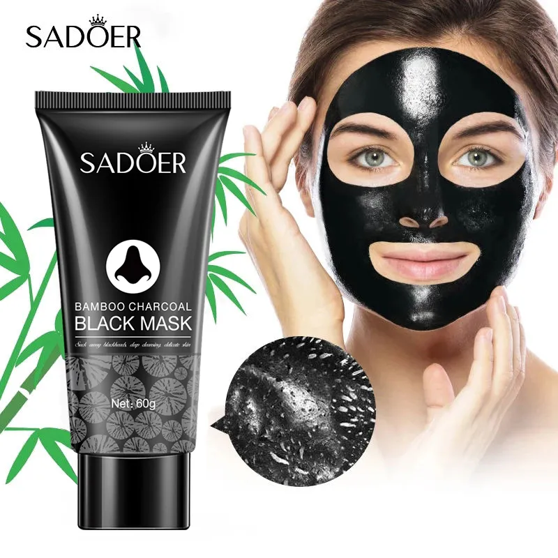 قناع SADOER الأسود بالفحم والبامبو