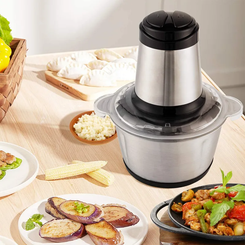Stainless Steel 3-Speed Chopper and Choker  كبة و قطاعة 3 سرعات