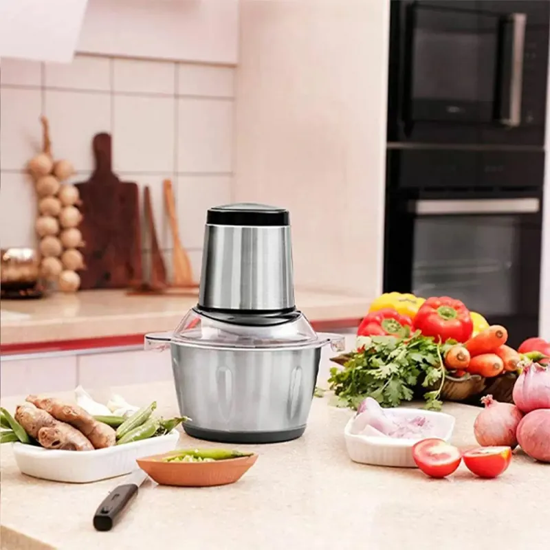 Stainless Steel 3-Speed Chopper and Choker  كبة و قطاعة 3 سرعات