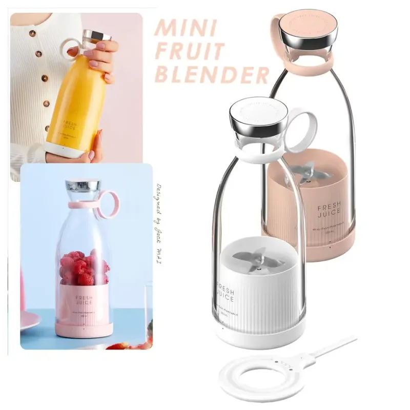 Portable Wireless Charging Blender  عصارة محمولة