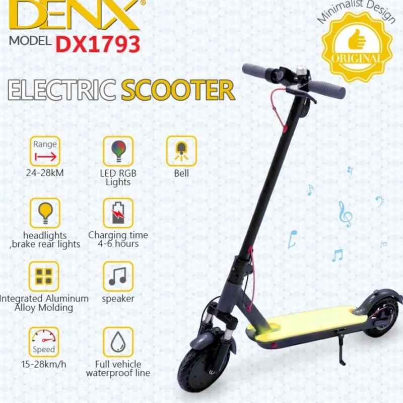 • سكوتر كهربائي DENX - DX1793 ضمان عام