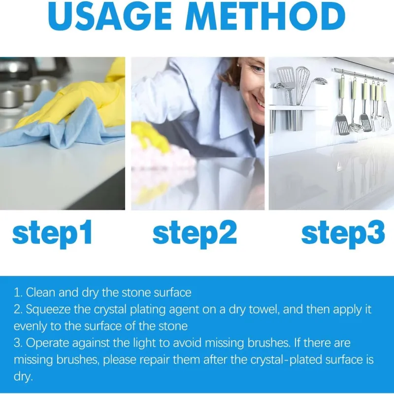 2 Pcs of Stone Stain Remover Cleaner