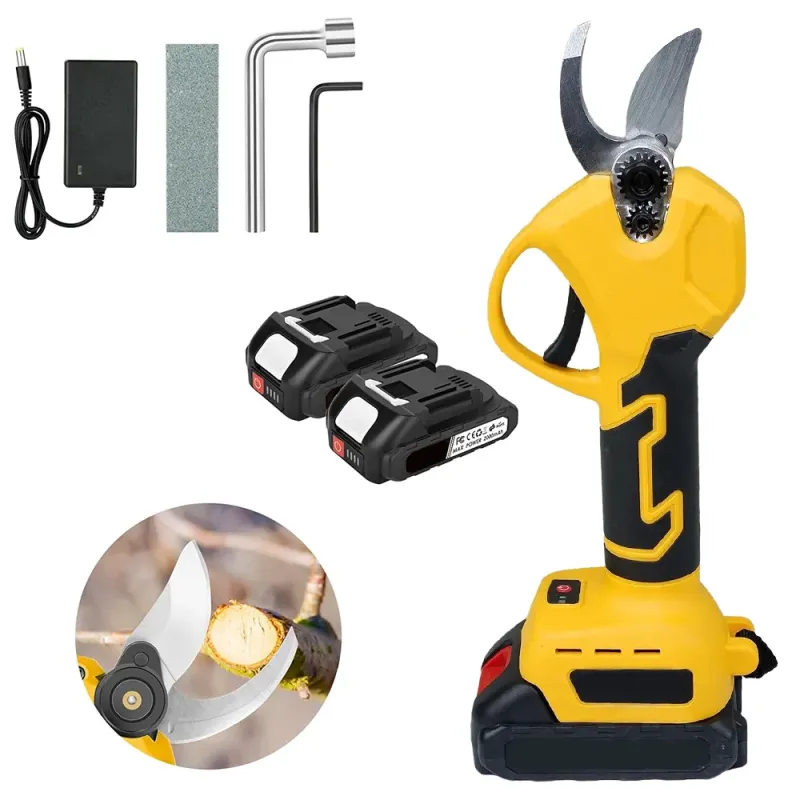 • DENX Electric Pruning Machine - مقص تقليم الاشجار كهربائي لاسلكي ضمان عام