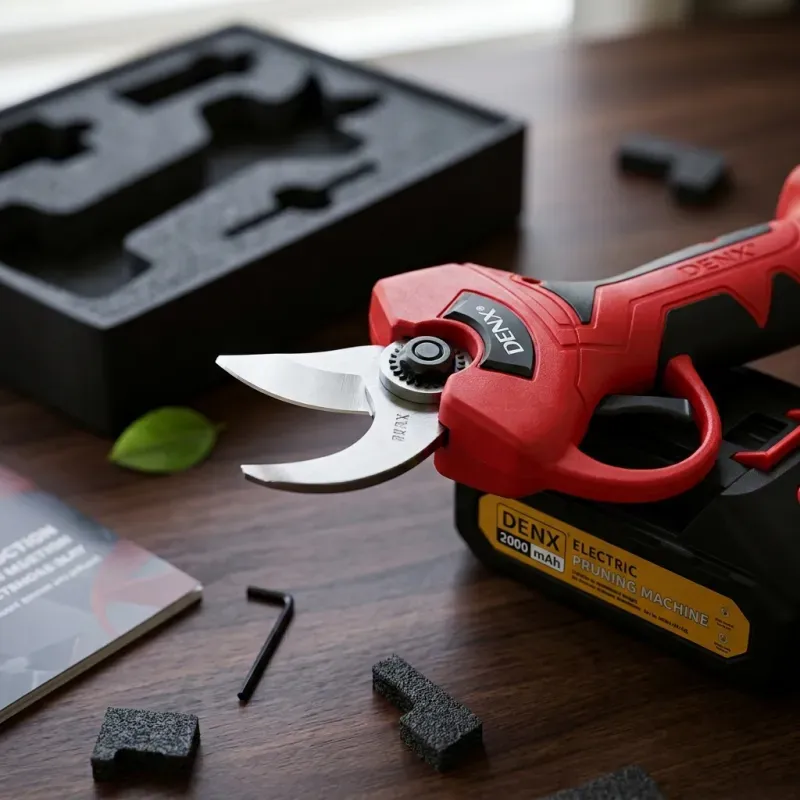 • DENX Electric Pruning Machine - مقص تقليم الاشجار كهربائي لاسلكي ضمان عام
