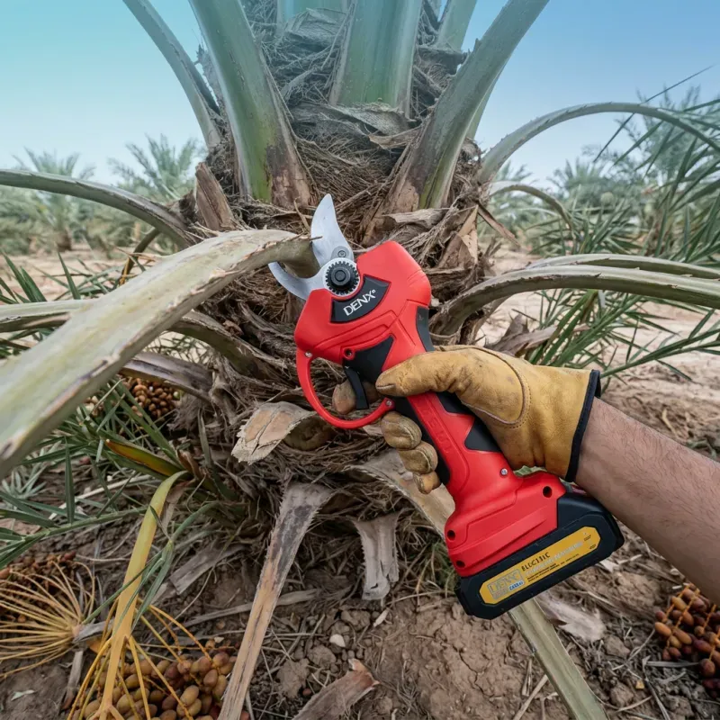 • DENX Electric Pruning Machine - مقص تقليم الاشجار كهربائي لاسلكي ضمان عام