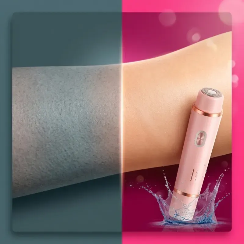 ماكينة حلاقة كهربائية للنساء 2 في 1
